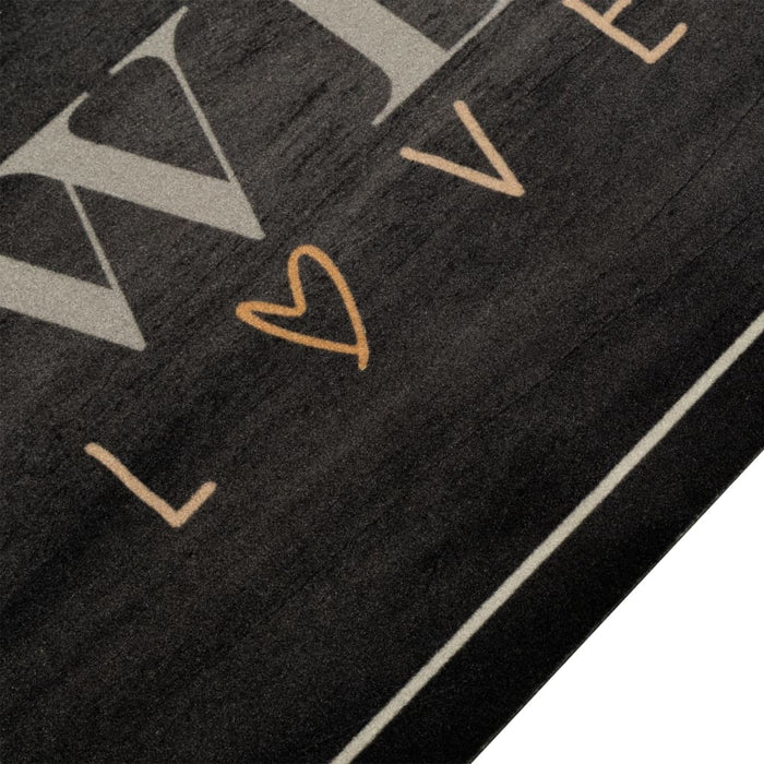 Covor de bucătărie lavabil, text Coffee, 60x180 cm, catifea WALTI