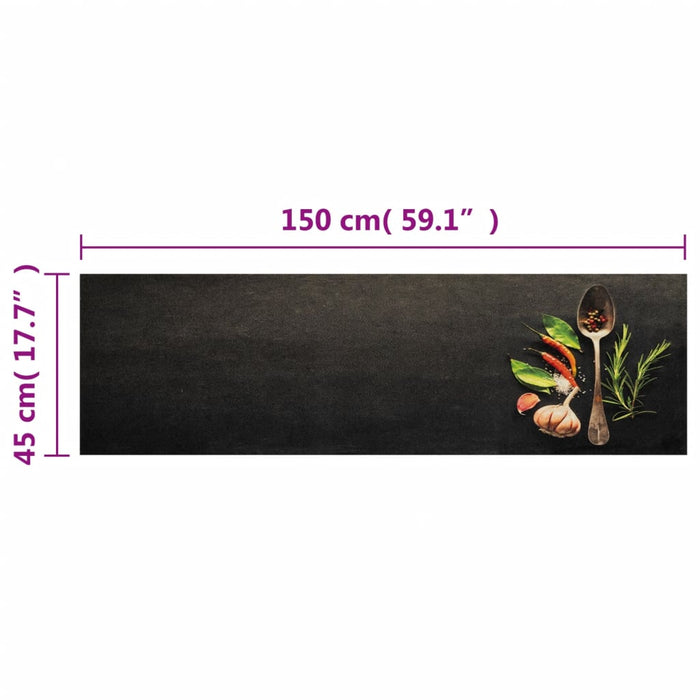 Covor de bucătărie lavabil Spices, 45x150 cm, catifea - WALTI WALTI