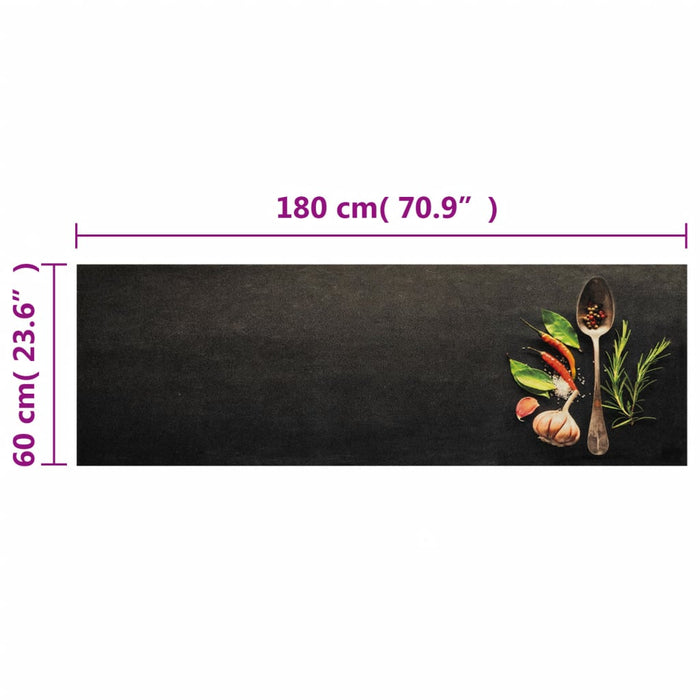 Covor de bucătărie lavabil Spices, 60x180cm, catifea - WALTI WALTI