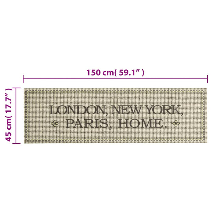 Covor de bucătărie lavabil Capital Home, 45x150 cm, catifea WALTI