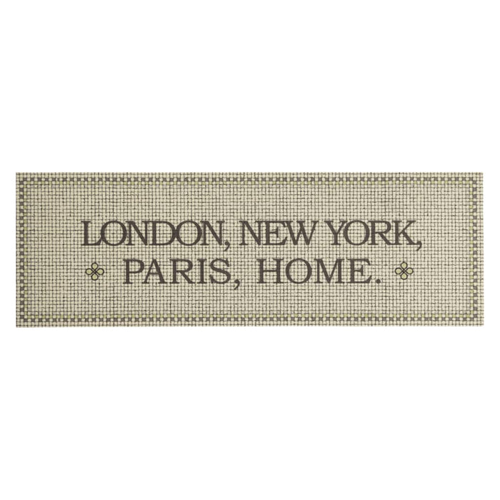 Covor de bucătărie lavabil, capitale/home, 60x180 cm, catifea WALTI