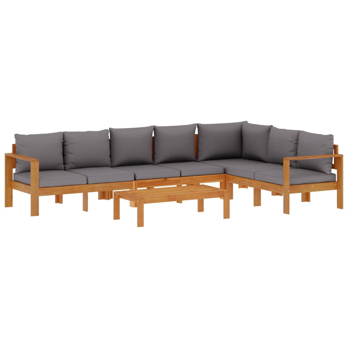 Set de canapele de grădină cu perne, 5 buc., lemn masiv acacia - WALTI WALTI