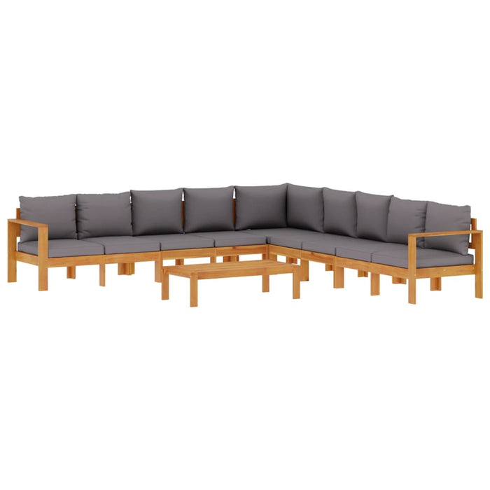 Set de canapele grădină cu perne, 6 piese, lemn masiv acacia - WALTI WALTI