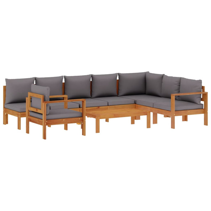Set de canapele grădină cu perne, 6 piese, lemn masiv acacia - WALTI WALTI