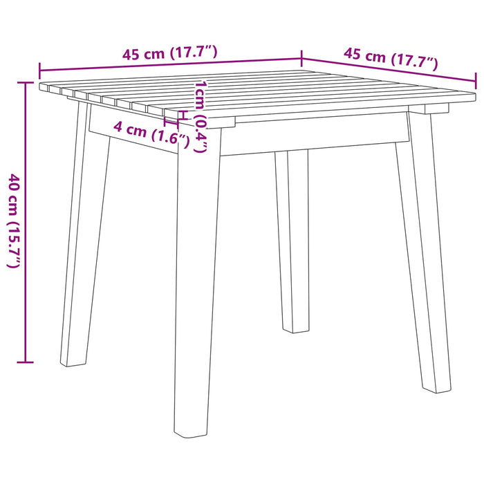 Scaune de Grădină cu Masă 3 pcs Gri Lemn Solid de Acacia WALTI