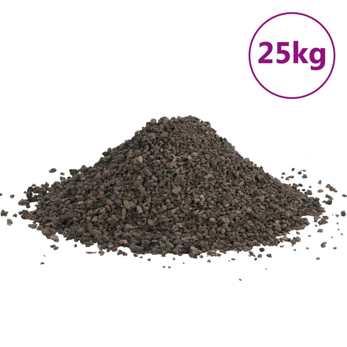 Pietriș de bazalt, 25 kg, negru, 3-5 mm WALTI