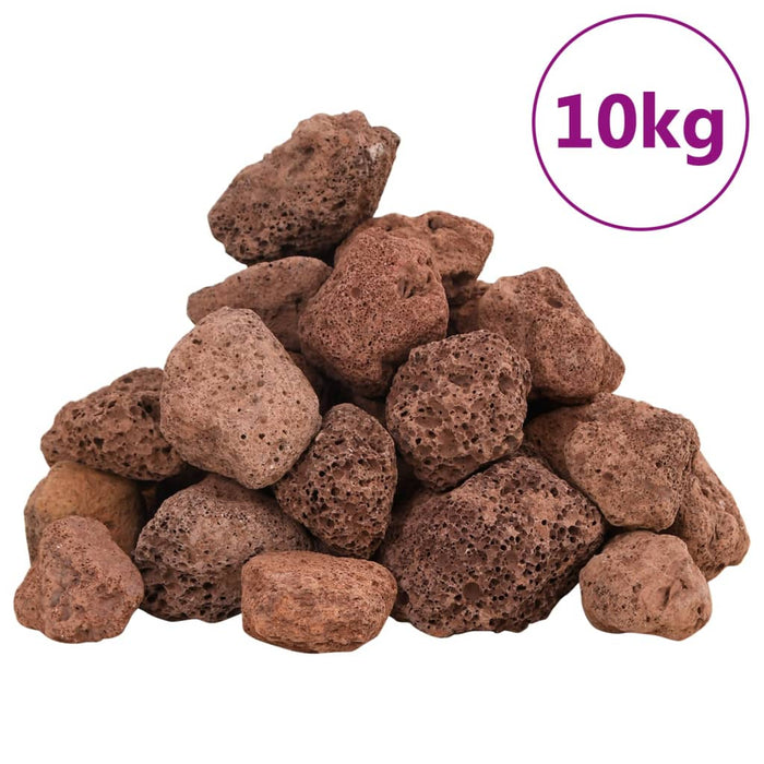 Roci vulcanice, 10 kg, roșu, 3-5 cm - WALTI WALTI