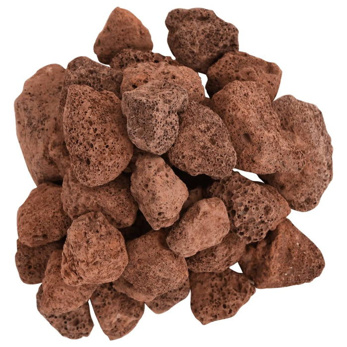 Roci vulcanice, 25 kg, roșu, 3-5 cm - WALTI WALTI