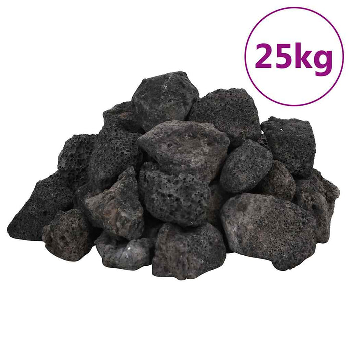 Roci vulcanice, 25 kg, negru, 3-5 cm - WALTI WALTI