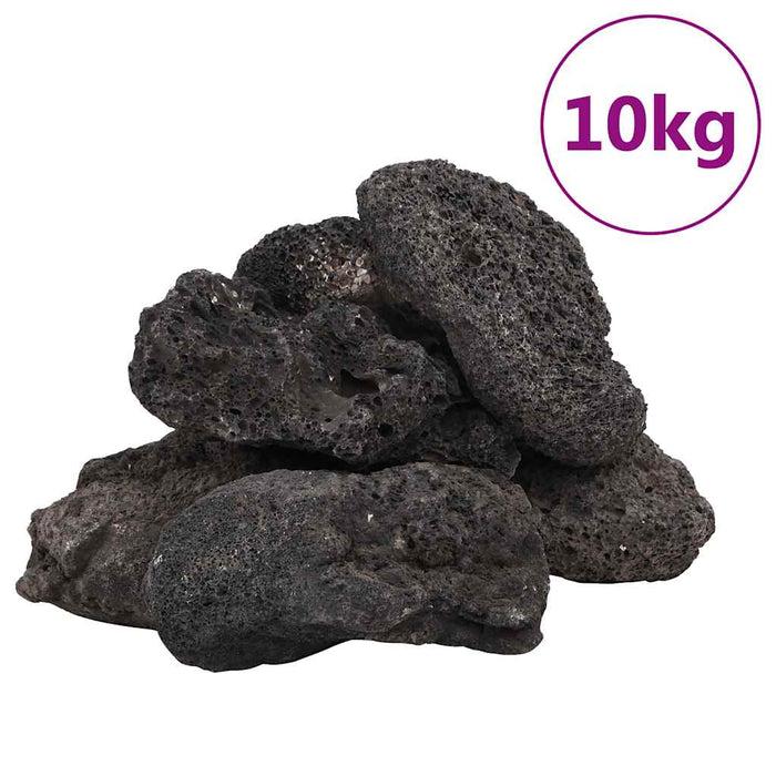 Roci vulcanice, 10 kg, negru, 10-30 cm - WALTI WALTI