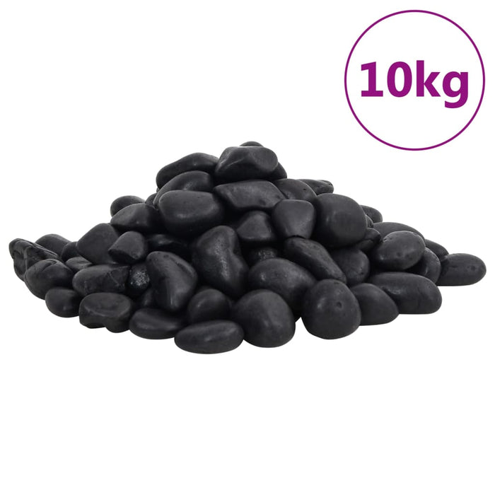 Pietricele lustruite, 10 kg, negru, 2-5 cm - WALTI WALTI