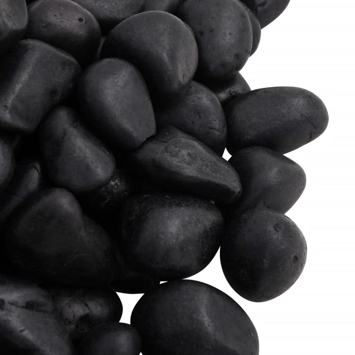 Pietricele lustruite, 10 kg, negru, 2-5 cm - WALTI WALTI