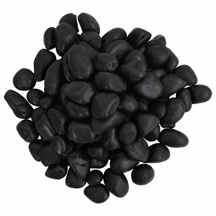Pietricele lustruite, 25 kg, negru, 2-5 cm - WALTI WALTI