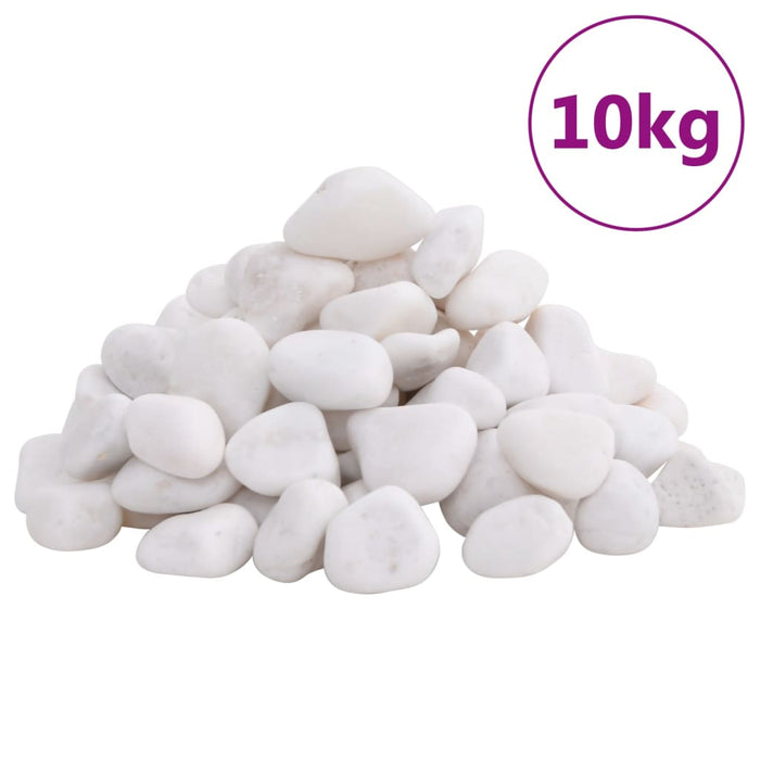 Pietricele lustruite, 10 kg, alb, 2-5 cm - WALTI WALTI
