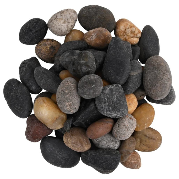 Pietricele lustruite, 25 kg, culori mixte, 5-8 cm - WALTI WALTI