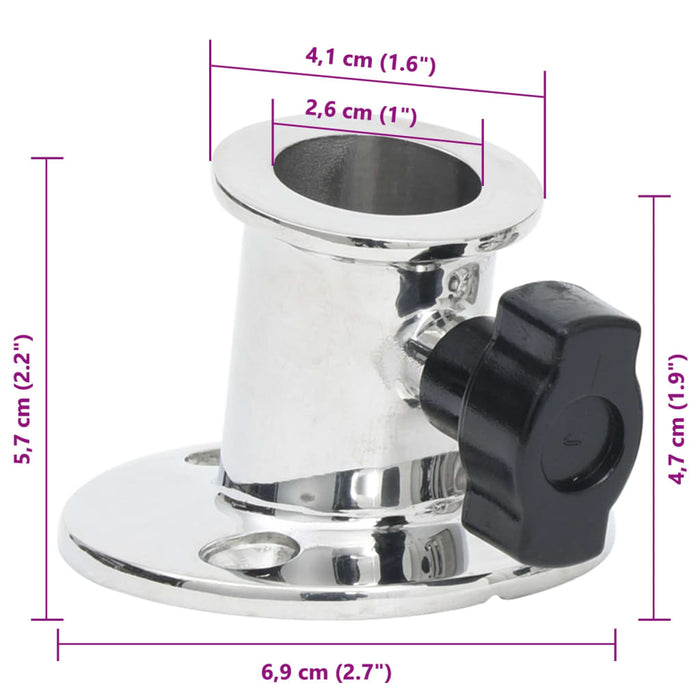 Set extensie parasolar T-Top, alb, 170x170x(113-182,5) cm - WALTI WALTI