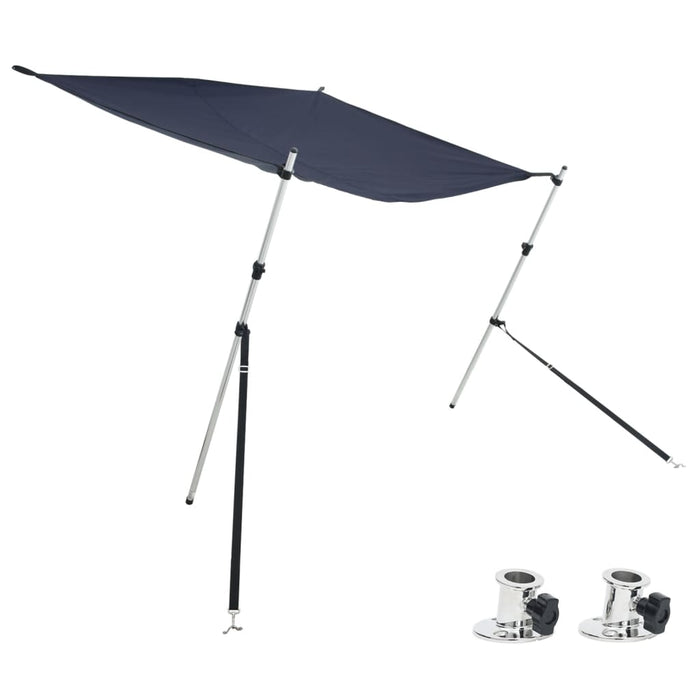 Set extensie parasolar T-Top, albastru, 170x170x(113-182,5) cm - WALTI WALTI