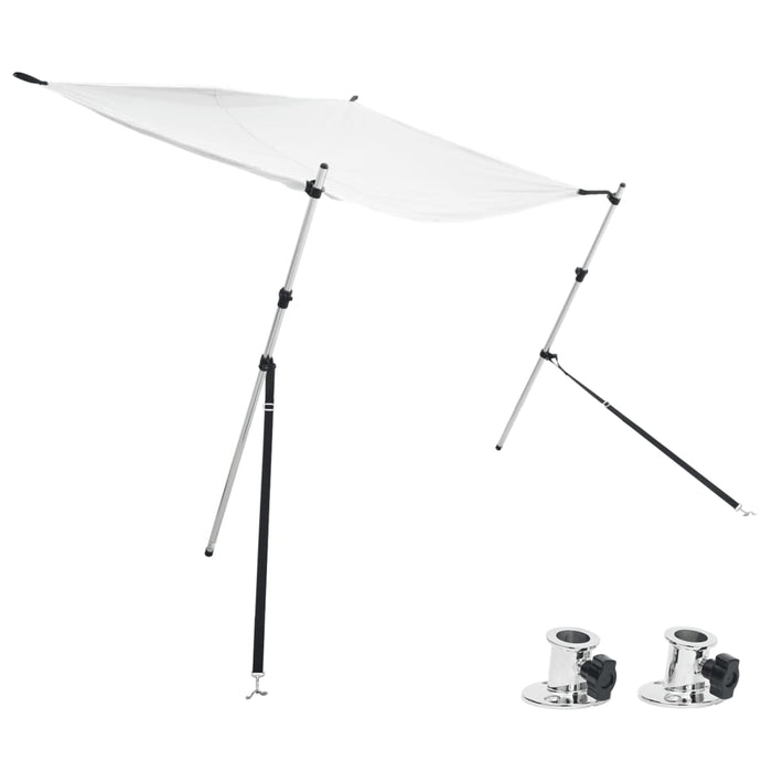 Set extensie parasolar T-Top, alb, 174x205x(115-194) cm - WALTI WALTI