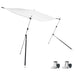 Set extensie parasolar T-Top, alb, 174x205x(115-194) cm - WALTI WALTI