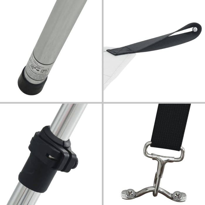 Set extensie parasolar T-Top, alb, 174x205x(115-194) cm - WALTI WALTI