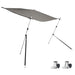 Set extensie parasolar T-Top, antracit, 174x205x(115-194) cm - WALTI WALTI