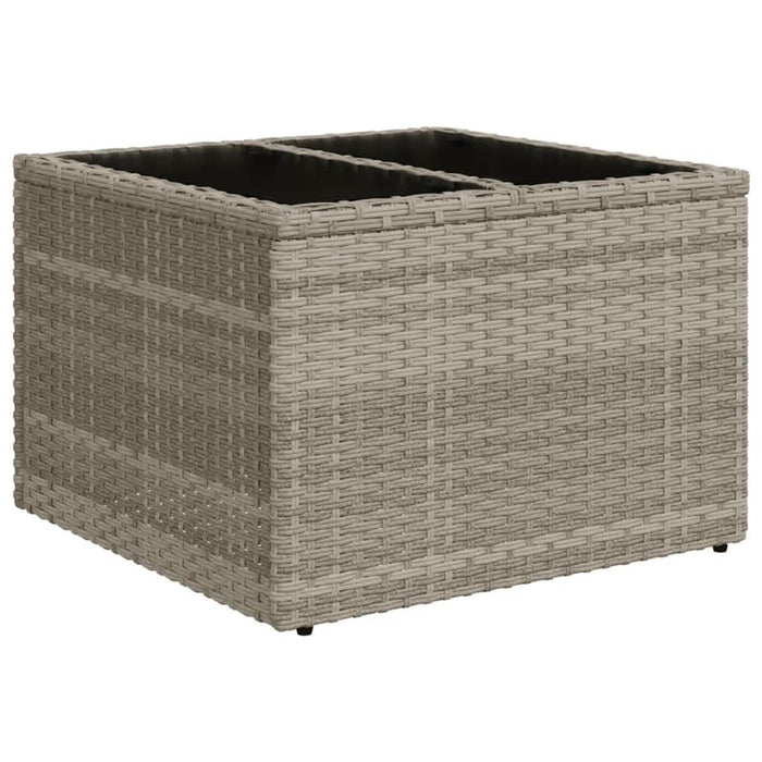 Set canapele de grădină cu perne 10 piese gri deschis poliratan - WALTI WALTI