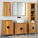 Set mobilier de baie, 4 piese, lemn masiv de pin - WALTI WALTI