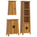 Set mobilier de baie, 3 piese, lemn masiv de pin - WALTI WALTI