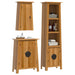 Set mobilier de baie, 3 piese, lemn masiv de pin - WALTI WALTI