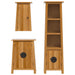 Set mobilier de baie, 3 piese, lemn masiv de pin - WALTI WALTI