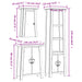 Set mobilier de baie, 3 piese, lemn masiv de pin - WALTI WALTI