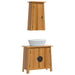 Set mobilier de baie, 2 piese, lemn masiv de pin - WALTI WALTI