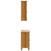 Set mobilier de baie, 2 piese, lemn masiv de pin - WALTI WALTI