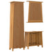 Set mobilier de baie, 3 piese, lemn masiv de pin - WALTI WALTI