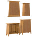 Set mobilier de baie, 4 piese, lemn masiv de pin - WALTI WALTI