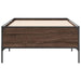 Cadru de pat, stejar maro, 90x200 cm, lemn prelucrat și metal - WALTI WALTI