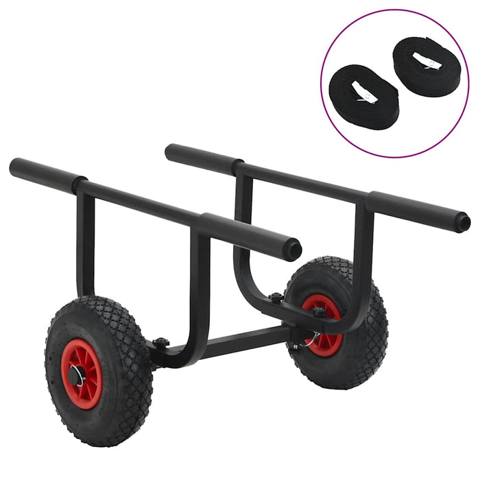Cărucior pentru caiac, 90 kg, aluminiu WALTI