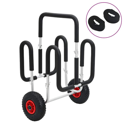 Cărucior de SUP pentru 2 plăci de surf, 90 kg, aluminiu - WALTI WALTI