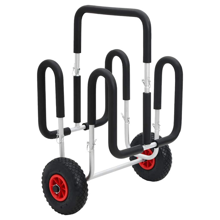 Cărucior de SUP pentru 2 plăci de surf, 90 kg, aluminiu - WALTI WALTI