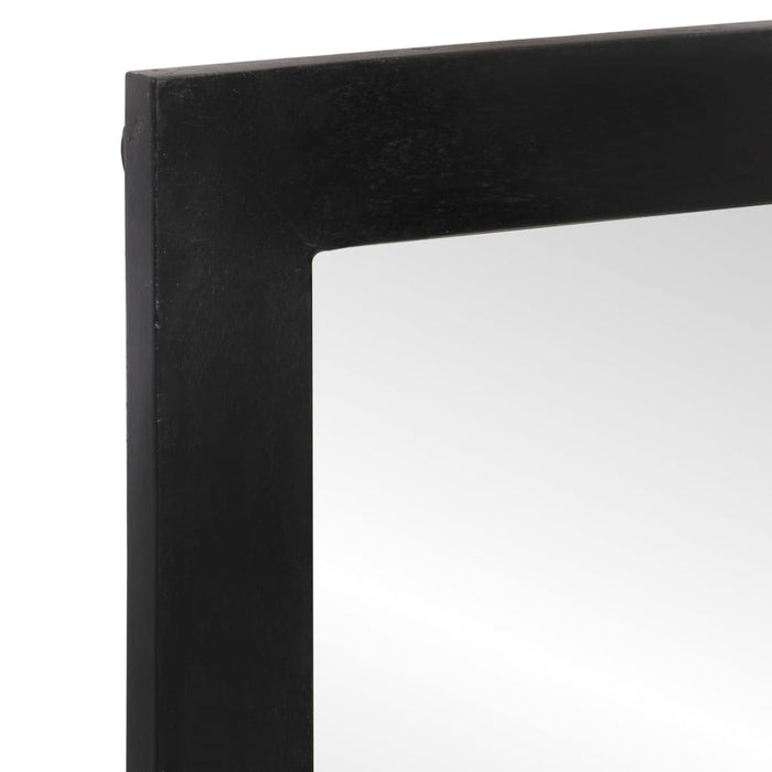 Set mobilier de baie, 2 piese, fier și lemn masiv de mango - WALTI WALTI