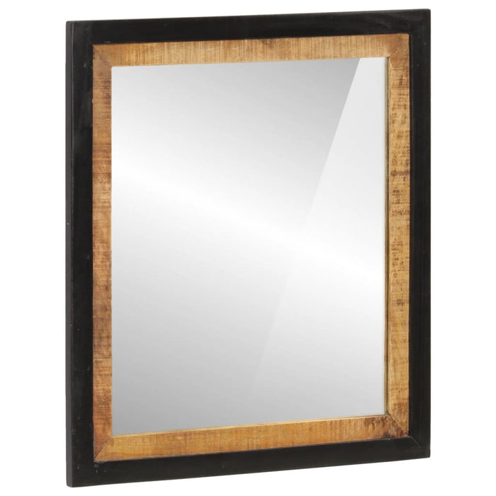 Set mobilier de baie, 3 piese, fier și lemn masiv de mango WALTI