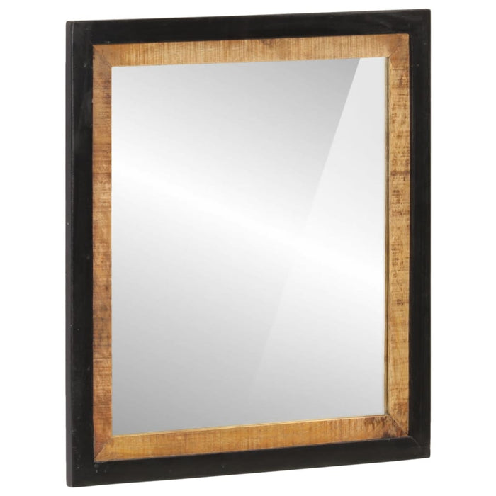 Set mobilier de baie, 4 piese, fier și lemn masiv de mango WALTI