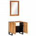 Set mobilier de baie, 2 piese, lemn masiv de acacia - WALTI WALTI