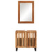 Set mobilier de baie, 2 piese, lemn masiv de acacia - WALTI WALTI