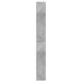 Pantofar cu oglindă, 4 niveluri, gri beton, 63x17x134 cm - WALTI WALTI