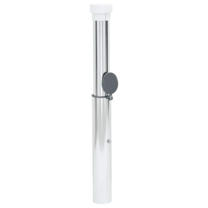 Bază umbrelă îngropată pentru tijă de 40-50mm argintiu aluminiu - WALTI WALTI