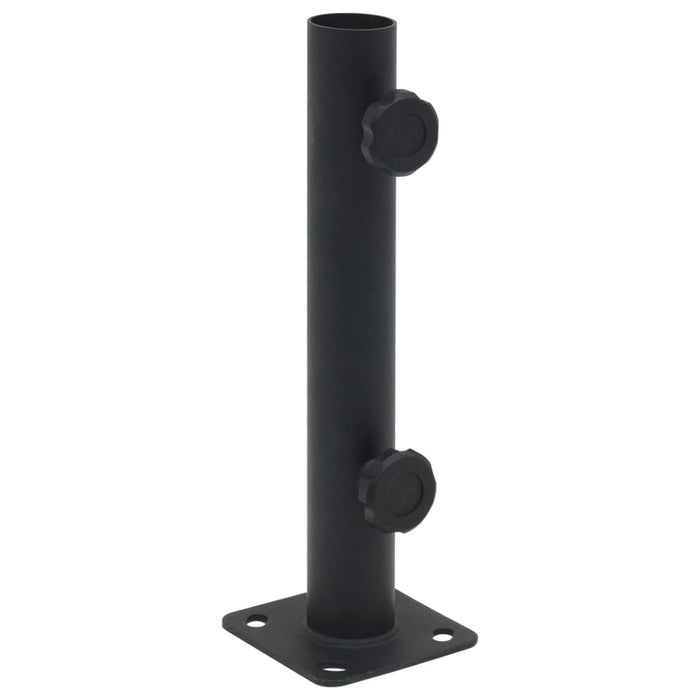 Suport de umbrelă pentru stâlp de Ø32/34/38 mm, negru mat, oțel - WALTI WALTI