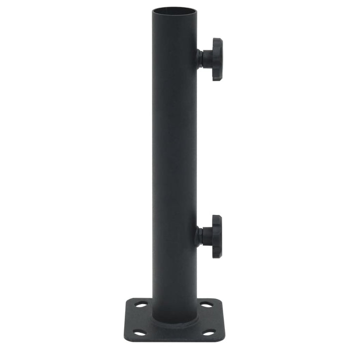 Suport de umbrelă pentru stâlp de Ø32/34/38 mm, negru mat, oțel - WALTI WALTI