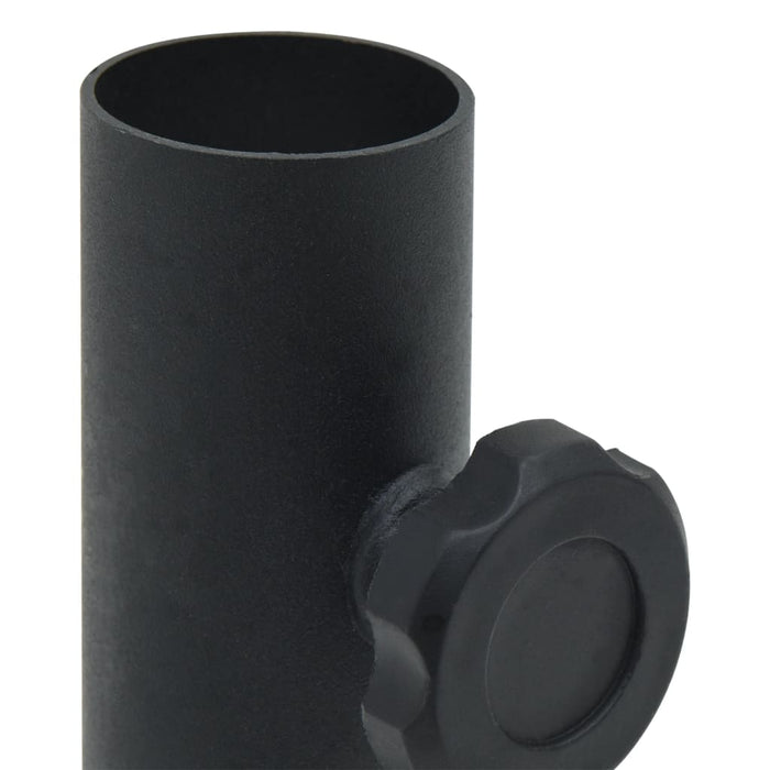 Suport de umbrelă pentru stâlp de Ø32/34/38 mm, negru mat, oțel - WALTI WALTI
