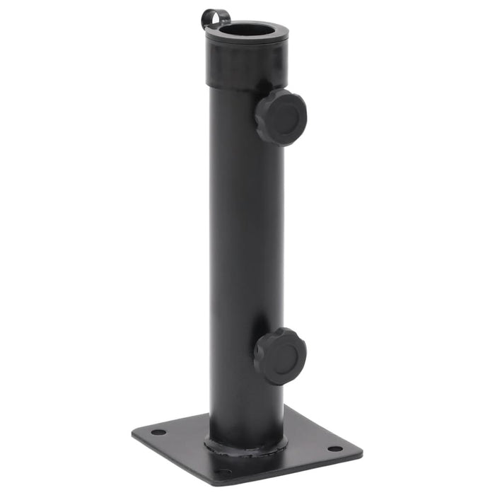 Suport de umbrelă pentru stâlp de Ø38/48 mm, negru mat, oțel - WALTI WALTI